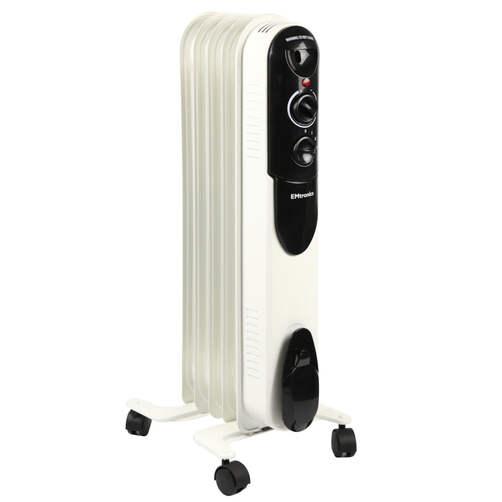 (White) EMtronics Oil Filled Portable Heaters