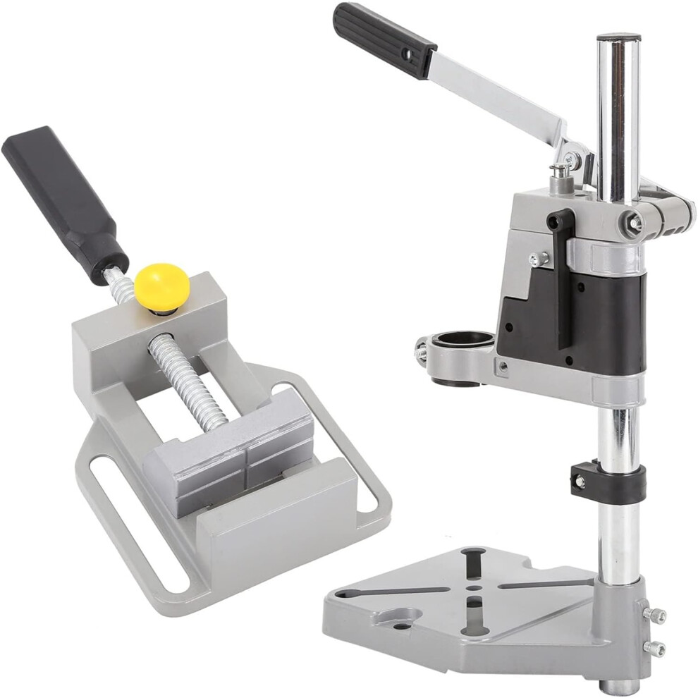 Adjustable Hand Drill Press Bench Stand Workbench Pillar Clamp