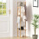 3-in-1 Bamboo Hall Coat Rack Stand Space Saving Clothes Rack 1