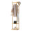 3-in-1 Bamboo Hall Coat Rack Stand Space Saving Clothes Rack 4