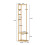3-in-1 Bamboo Hall Coat Rack Stand Space Saving Clothes Rack 7