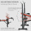 Homcom HOMCOM Multi-Function Adjustable Weight Training Bench Gym Fitness Lifting 4