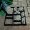 Garden Paving Concrete Mould: Large Plastic Path Marker Molds 60x50x5 2