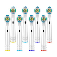 8 kpl sähköhammasharjasuuttimet Oral B 3D White -hammasharjaspäille Braun dropping hammasharjan päät