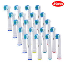 20 harjaspäät toimivat Braun oral B Pro 1500 CrossAction, Pro 8000, Pro 7000, Pro 3000 3D White, 30