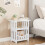 Dripex (Square Design? 24*36*40) Dripex White Bedside Table 1