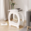 Dripex (Arch Design? 30*44*46) Dripex White Bedside Table 7