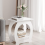 Dripex (Arch Design? 30*44*46) Dripex White Bedside Table 8
