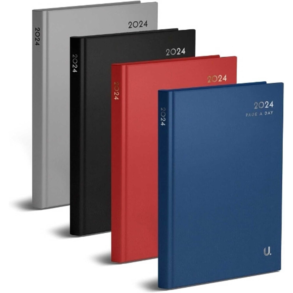 (A5 Diary) Classic Daily Journal And Planner Diary 2024-2025