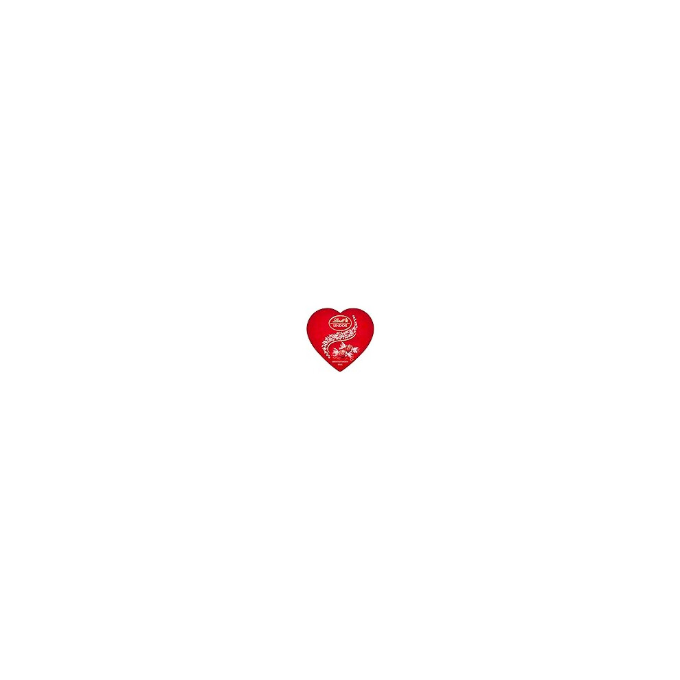 Lindt Lindor Heart Milk Chocolate Truffles Box  Approx 16 balls, 200g Chocolate Truffles w/ Smooth Melting Filling Gift Present Mother's Day, Birthday