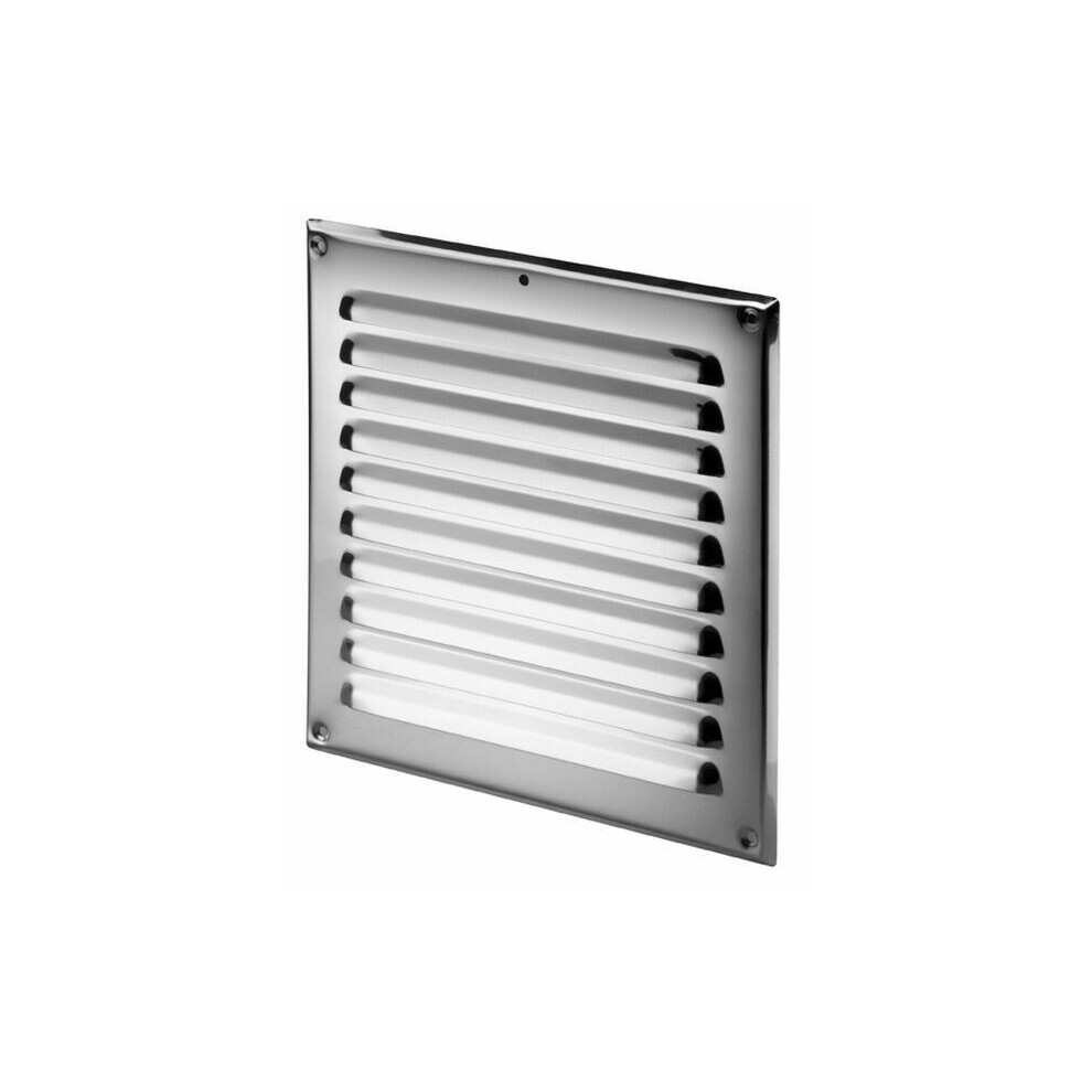 Stainless Steel Air Vent Grille 165mm x 165mm Metal Ventilation Cover