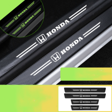 (HONDA) Car Door Plate Sill Scuff Anti Scratch Luminous Sticker