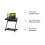 Dripex Mobile Computer Desk Z-Shaped with Sliding Keyboard PC Table Black 2