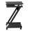 Dripex Mobile Computer Desk Z-Shaped with Sliding Keyboard PC Table Black 5