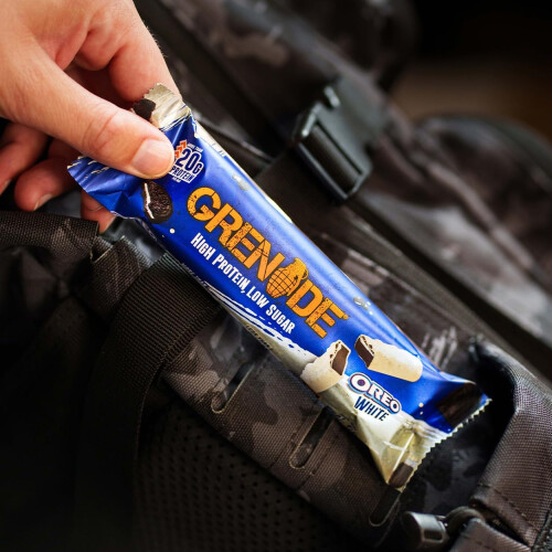 Grenade Grenade High Protein, Low Sugar Bar OREO White, 12 x 60 g 1