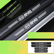 (BYD) Car Door Plate Sill Scuff Anti Scratch Luminous Sticker