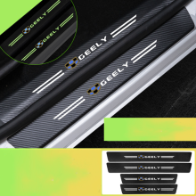 (GEELY) Car Door Plate Sill Scuff Anti Scratch Luminous Sticker
