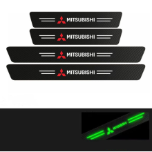 (Mitsubishi) Car Door Plate Sill Scuff Anti Scratch Luminous Sticker