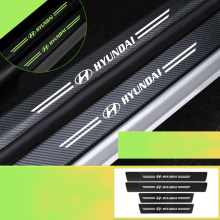 (Hyundai) Car Door Plate Sill Scuff Anti Scratch Luminous Sticker