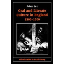 Oral and Literate Culture in England, 15001700 Oxford Studies in Social History