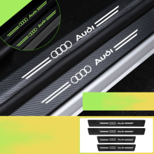 (AUDI) Car Door Plate Sill Scuff Anti Scratch Luminous Sticker