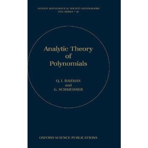 Analytic Theory of Polynomials