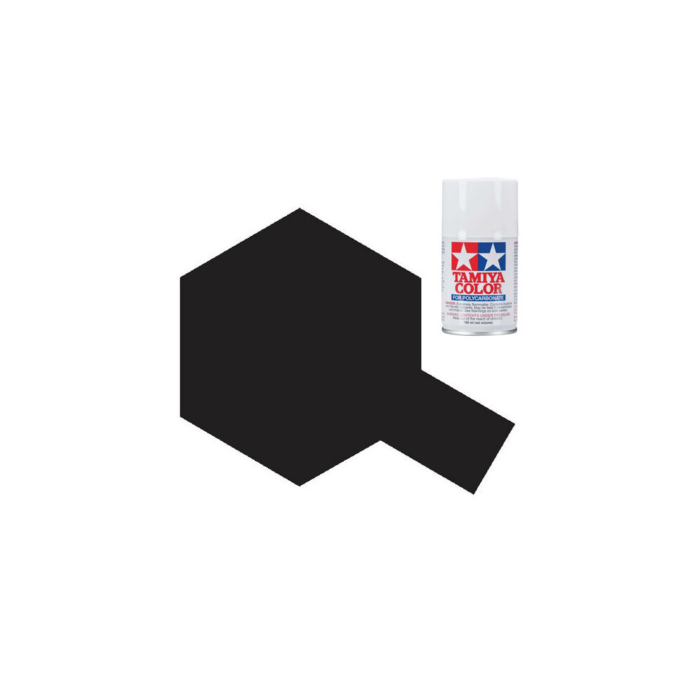 Tamiya Ps-5 Polycarbonate Spray Paint 100Ml Lexan Rc Car Body Black
