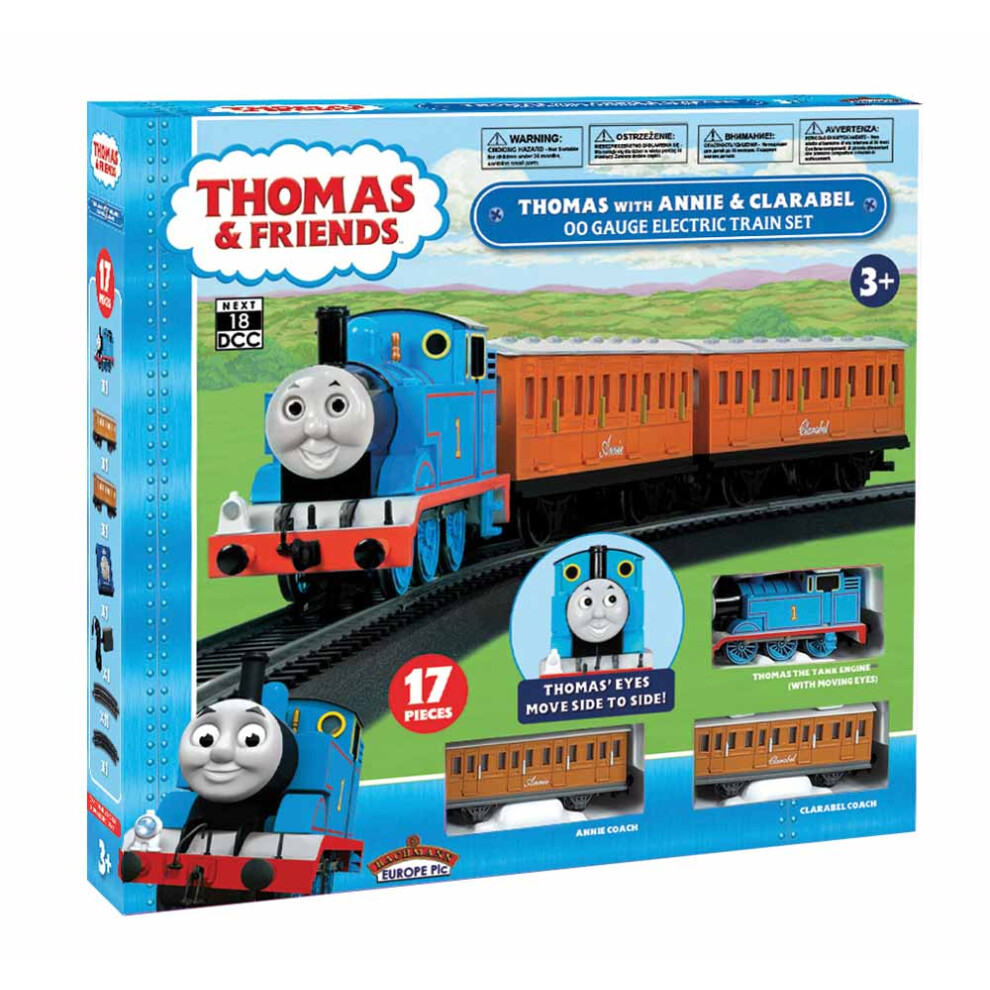 Bachmann Thomas, Annie & Clarabel OO Scale Electric Thomas the Tank Train Set