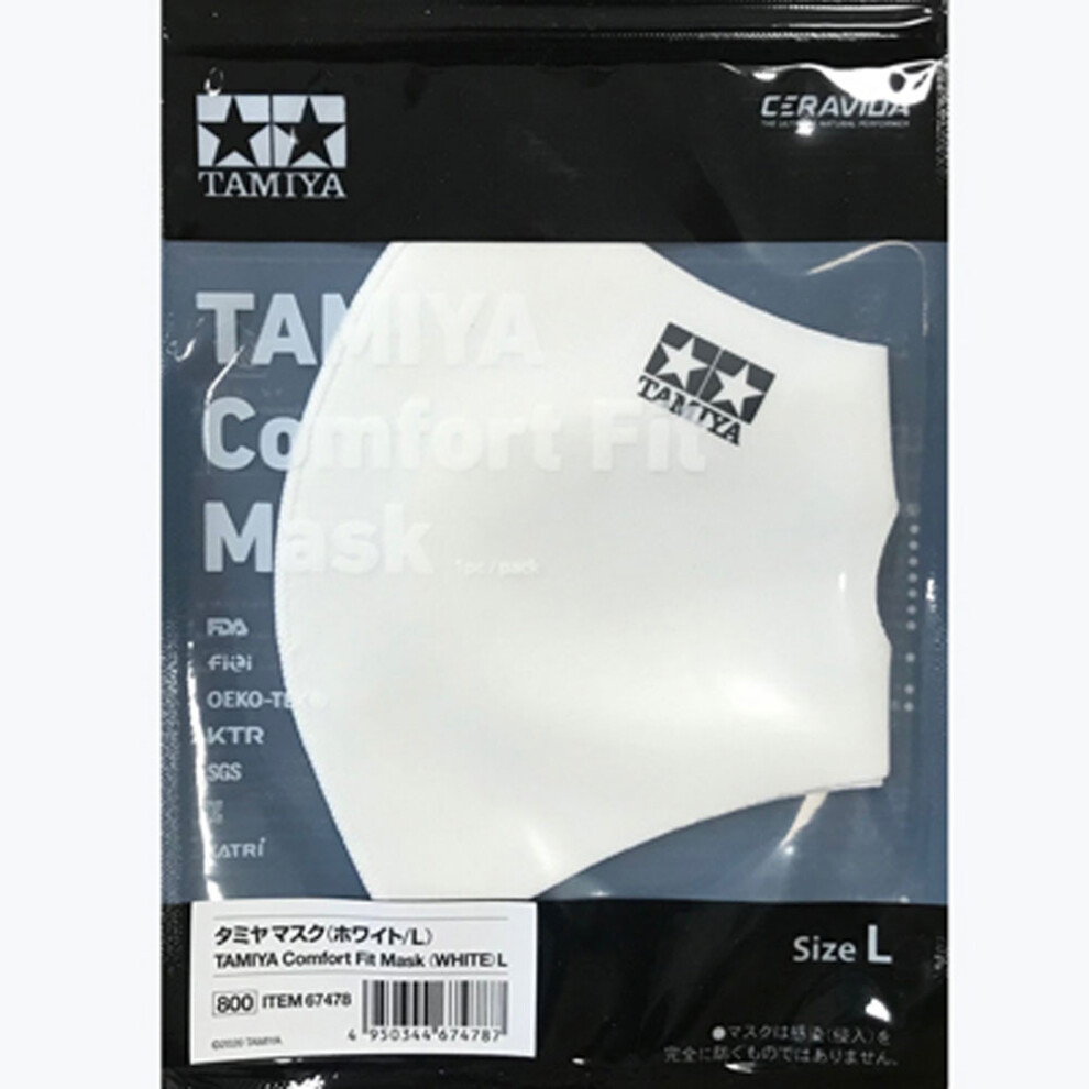 Tamiya 67478 Tamiya Comfort Fit Mask White