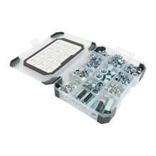 TIMCO Nuts Zinc Mixed Tray - 243pcs Tray OF 1 - TRAY540