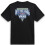 Vans (S, Black) Vans Mens Retro Roll Crew Neck Short Sleeve T-Shirt Tee Top 1