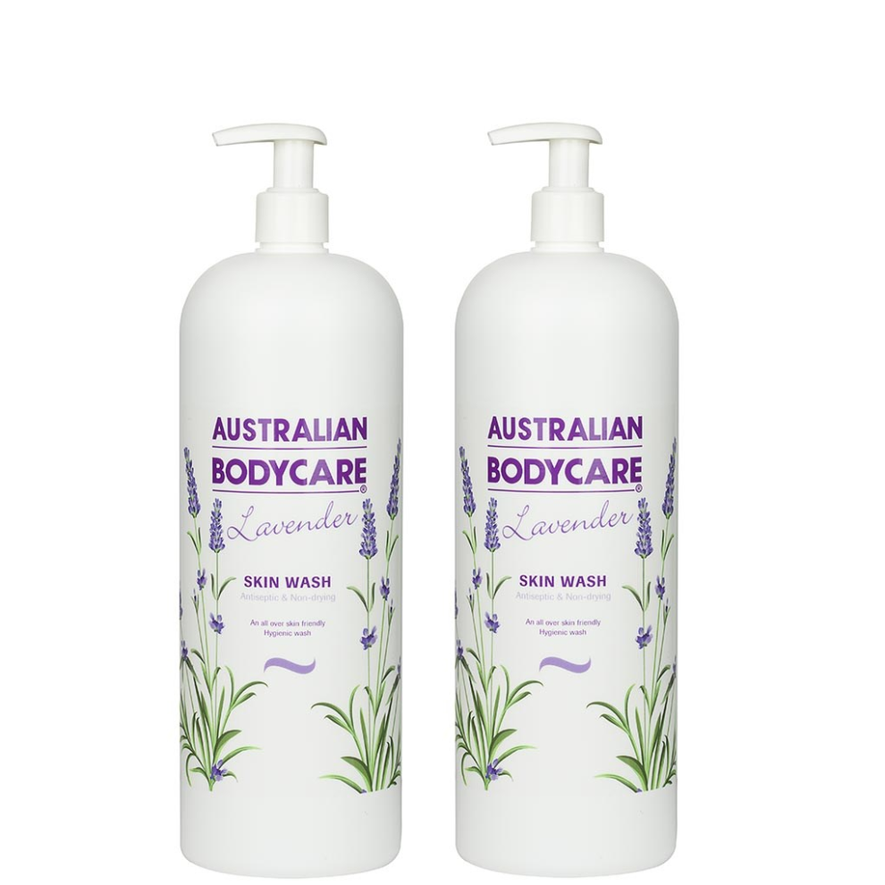 Australian Bodycare Lavender Skin Wash 1000ml Duo Pack