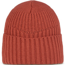 (One Size, Cinnamon) Buff Unisex Renso Chunky Knit Cuffed Fleece Lined Beanie Hat