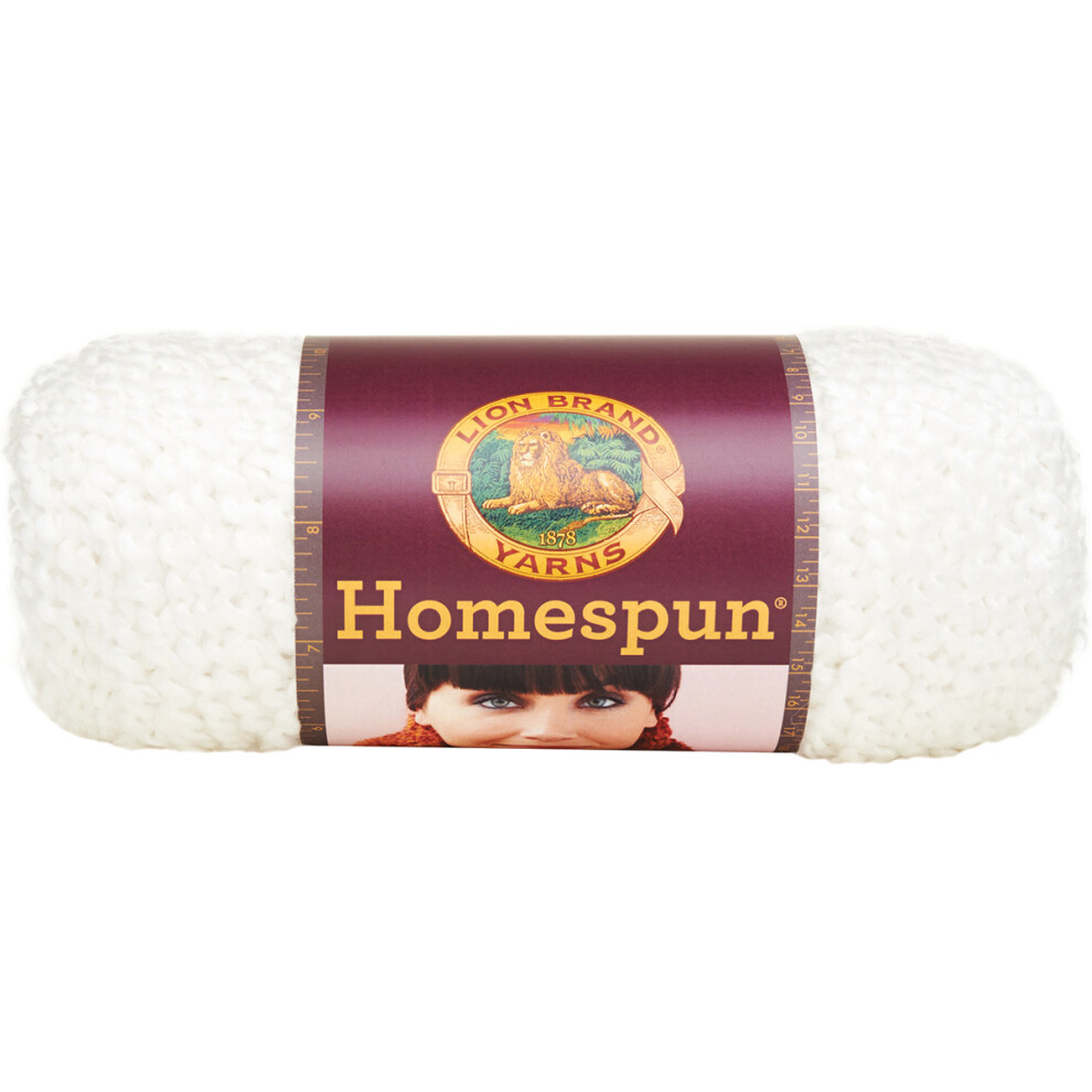 (1 Skein) Lion Brand Yarn Homespun Yarn Vreky Hepplewhite-image