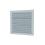 Brown Air Vent Grille with Fly Screen (150mm x 150mm) 2