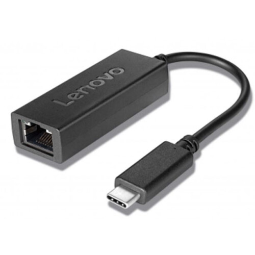 Lenovo Lenovo USB Type C - Ethernet RJ 45 -sovitin musta