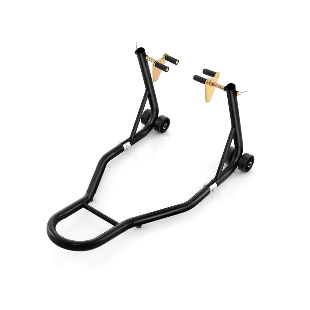 Casart Front Wheel Motorbike Stand Paddock Lift Motorcycle Stand W/ Wheels