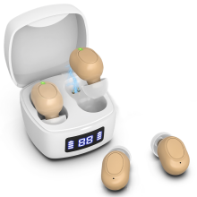 Rechargeable Hearing Aids with Bluetooth, Noise Cancelling, OTC for Seniors & Adults