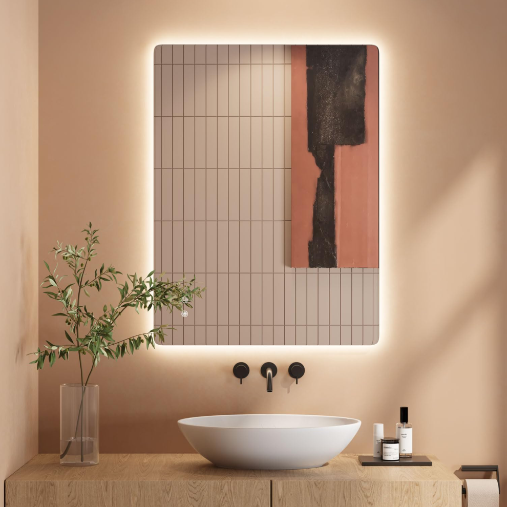 (600*800 MM) LED Bathroom Mirror with Lights-image-OPC-PDHTPRD-NEW