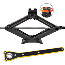 Scissor Jack for Car 2 Ton Car Jack Kit Tire Jack Portable Smart Mechanism with Ratchet for SUV and Auto
