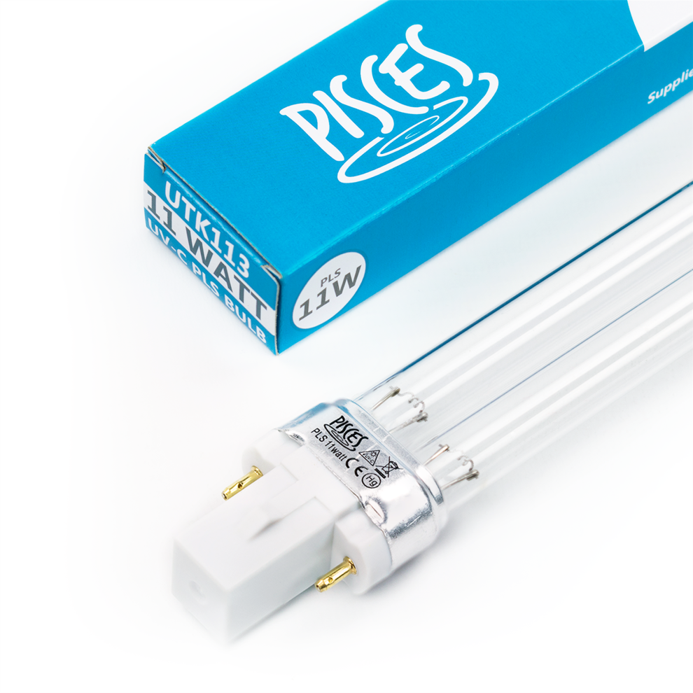 Pisces 11w (watt) PLS Replacement UV Bulb Tube Lamp for Pond Filter UVC