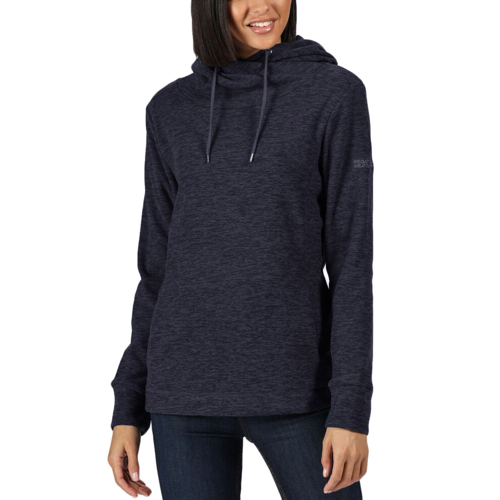 (8, Navy) Regatta Womens Kimberley Walsh Kizmit II Outdoor Hooded Fleece Pullover