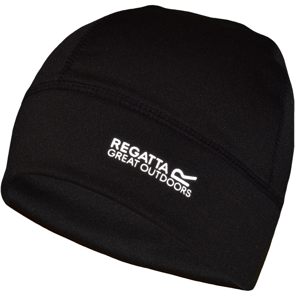 Regatta Mens Extol Outdoor Warm Winter Stretch Beanie Hat - Black