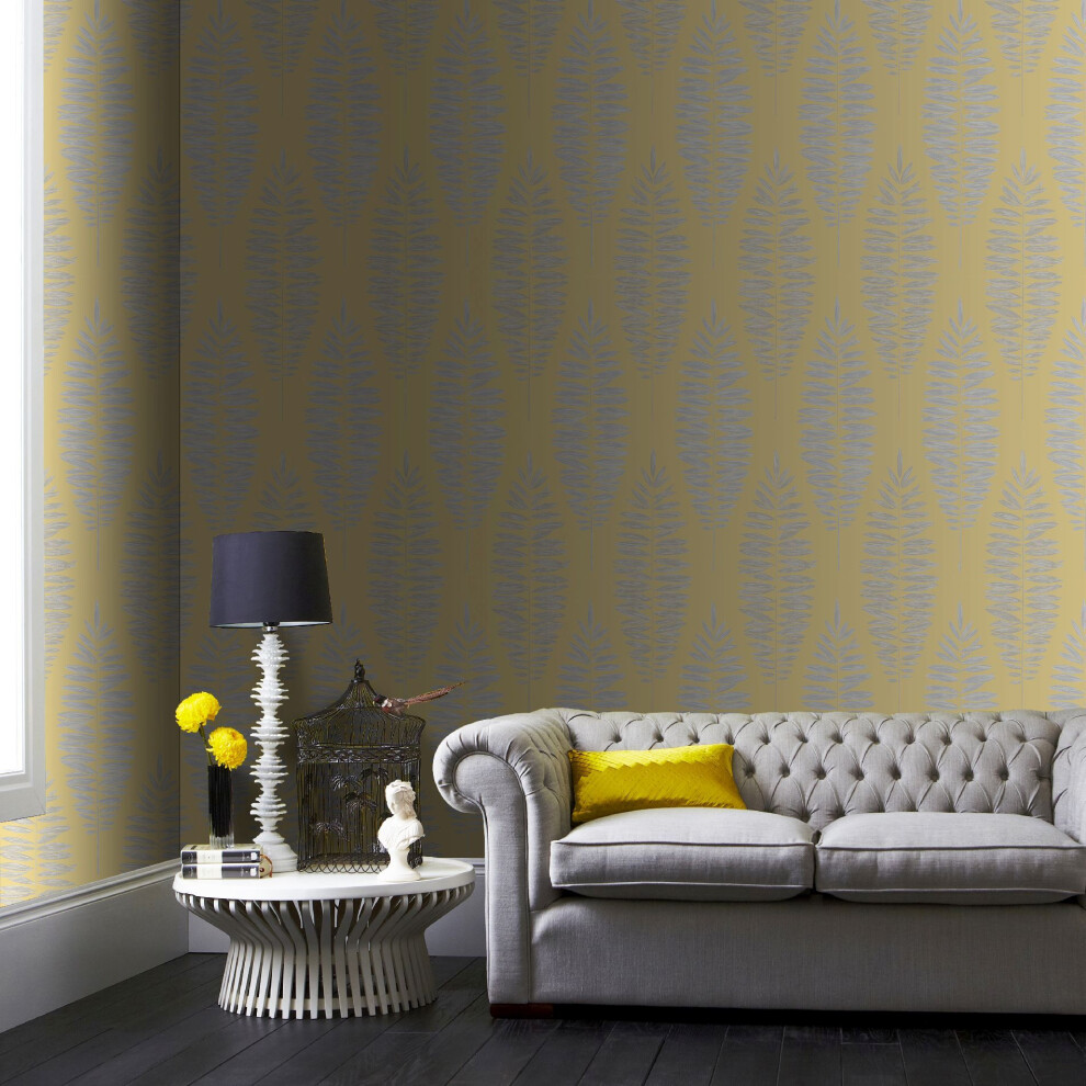 Boutique Lucia Yellow Wallpaper (WAS 23.99)