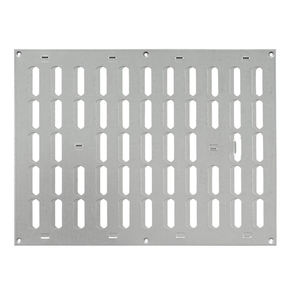 Galvanised Steel Air Vent Grille With Shutter 400Mm X 300Mm 5056517970775