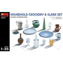 MIN35559 - Miniart 1:35 - Household Crockery & Glass Set