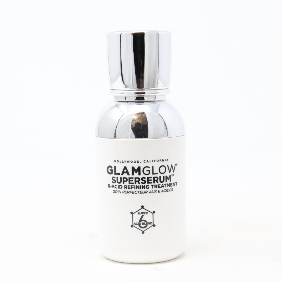 Glamglow Super serum 6-Acid Refining Treatment  1.0oz/30ml New