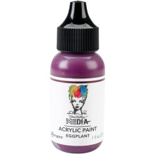 Dina Wakley Media Acrylic Paint 1oz-Eggplant MDQ-59813