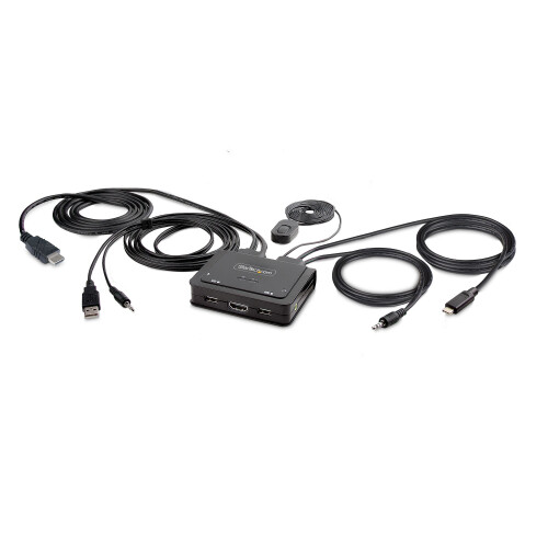 StarTech.com 2-PORT COMPACT 4K KVM SWITCH