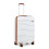 (Cream, 20 inch) One Or Four Pieces Lightweight PP Hard Shell Suitcase With TSA Lock 3